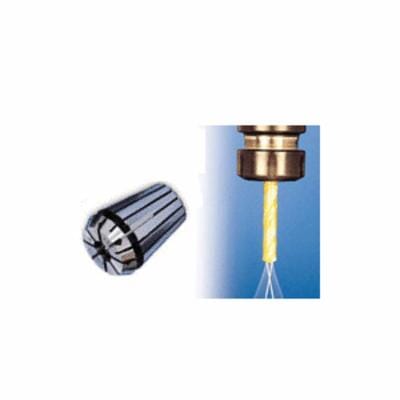 Iscar 4501052 COOLIT Sealed Collet With Cooling Jets, ER16, 1.063 in OAL, 0.317 to 0.356 in Capacity, 1.063 in L Clamping Hole, 0.669 in Dia Body, 0.669 in Dia Head